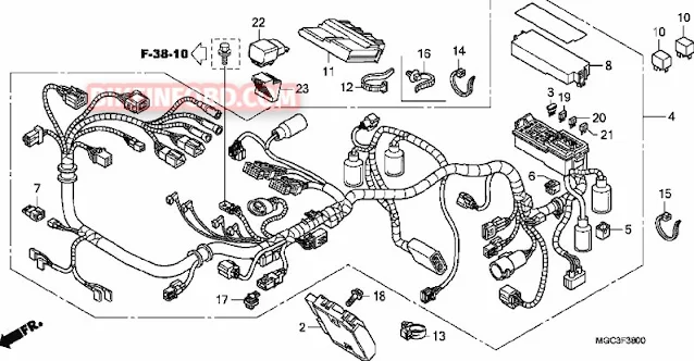 Honda CB1100 Wiring Diagram 2010