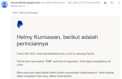 tambah kartu kredit di paypal