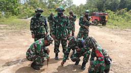   Dankodiklat TNI AD Tinjau Tembakan Meriam 155 MM Caesar Di Martapura