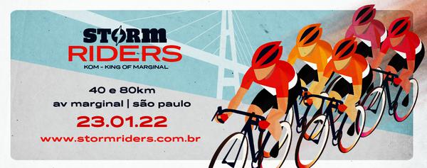 Cartaz de divulgação da prova Storm Riders