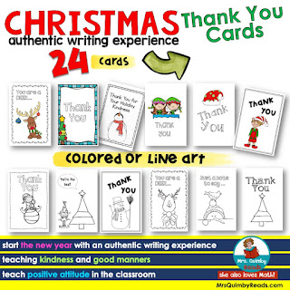 Thank You Cards for Christmas