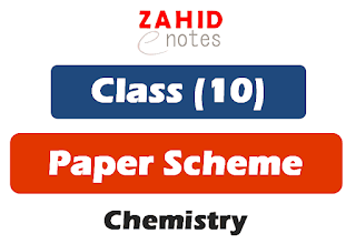 10th class chemistry pairing scheme 2024 for Punjab boards