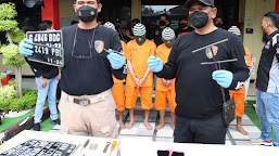 Menutup Akhir Tahun 2021, Polres Indramayu Jajaran Polda Jabar Gelar Press Release Ungkap Kasus Tindak Pidana Pencurian Dengan Pemberatan