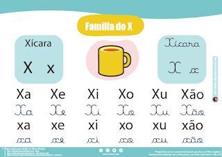 amília silábica XA! Desvende o mundo da leitura com as sílabas "XA", "XE", "XI", "XO" e "XU", "XÃO".