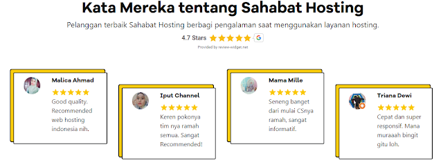 Review Sahabat Hosting