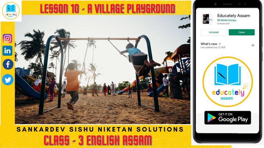 Lesson 10 | A Village playground all textual questions answers