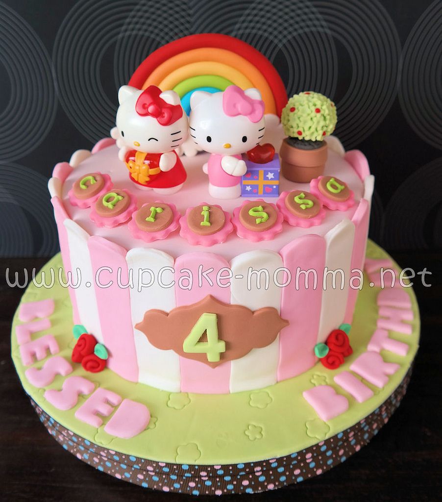 pictures of hello kitty cake