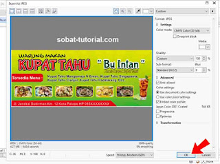 Cara Mengexport Gambar CorelDraw Dengan Mudah