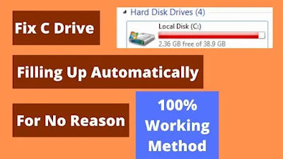 How to Fix C Drive Automatically Filling up for No Reason