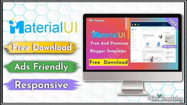 Material UI - Fastest & Simple Blogger Template