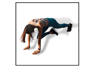 mountain climbers cardio exercise to lose weight with plantar fasciitis