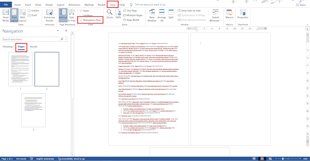 Cara Menghapus Halaman Kosong di Microsoft Word Yang Tidak Bisa Dihapus
