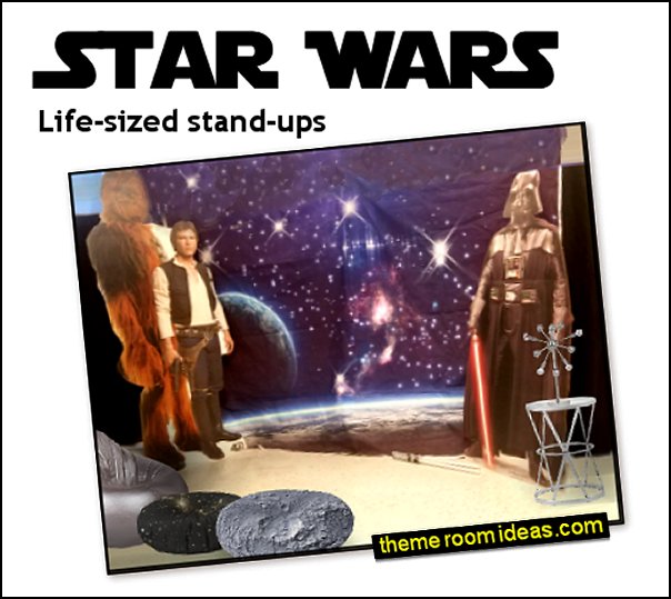 Star Wars life-sized stand-ups  star wars decorating props star wars bedroom decorations