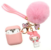 AirPods Silicone Case, Charging Case with Fluffy Fur