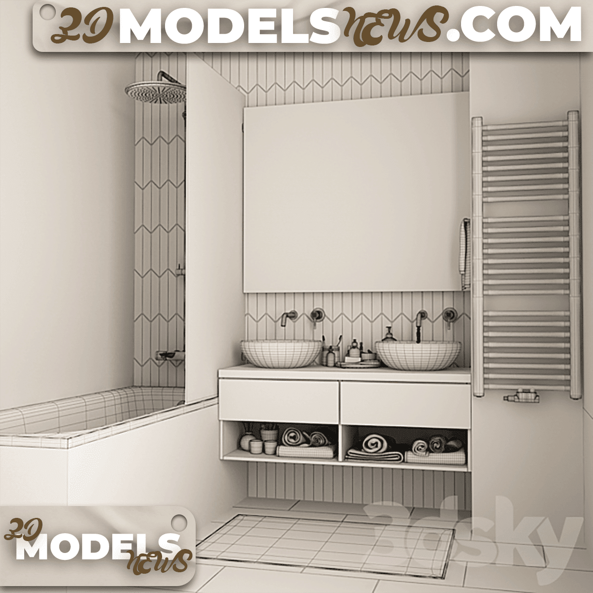 Bathroom Furniture Model 19 5