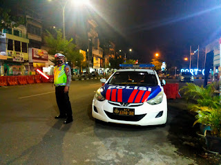 Cegah Laka Lantas, Satlantas Polres Pelabuhan Makassar rutin Pengaturan Malam hari