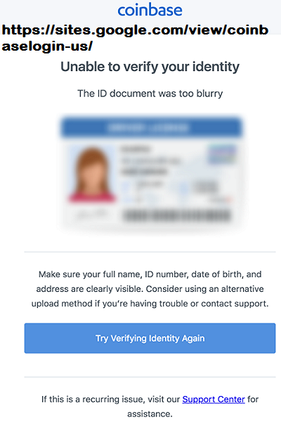 How to verify the identity on Coinbase?