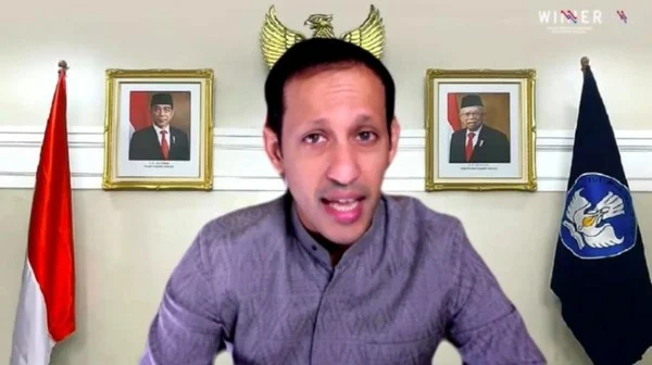 Nadiem Makarim disomasi terkait Permendikbud No  Buntut Permendikbud PPKS, Nadiem Makarim Disomasi Ormas Pemuda