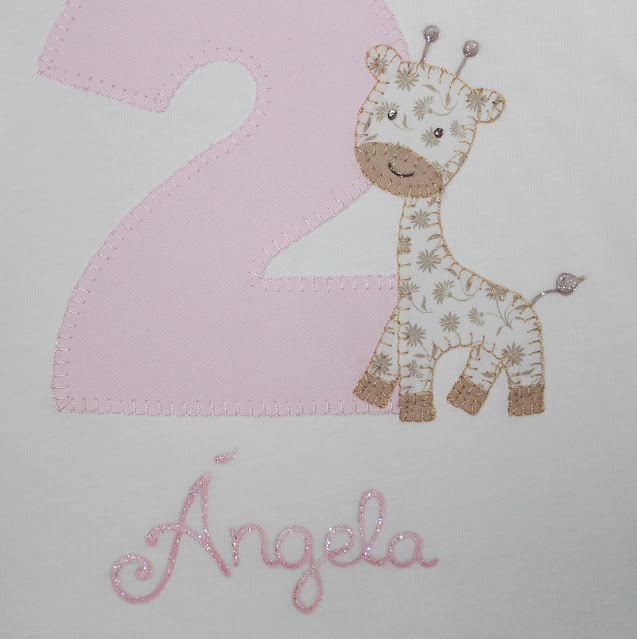 camiseta de cumpleaños jirafa