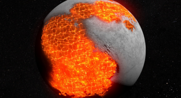 L'oceano di magma "fangoso" ha portato alla formazione della crosta lunare