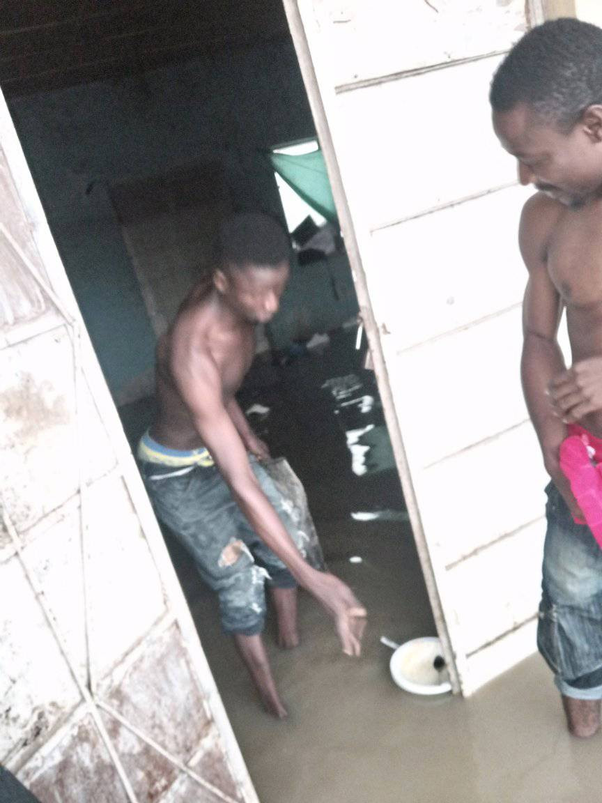 “We square measure suffering” – Kano corps member laments when serious rain leaves his area flooded (Photos)