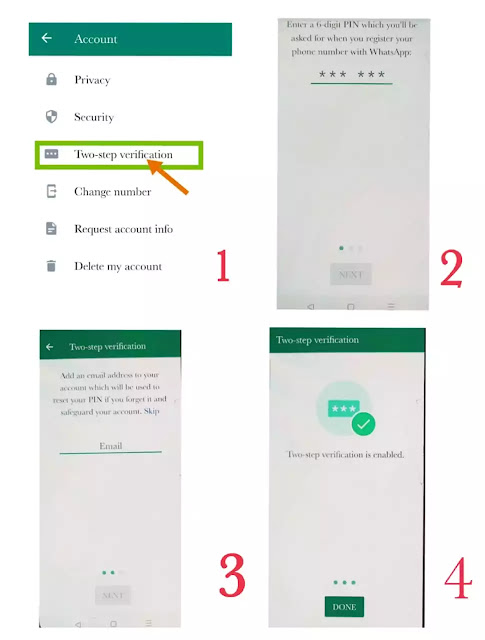 What are the benefits of 2 step verification in WhatsApp and how to enable it.