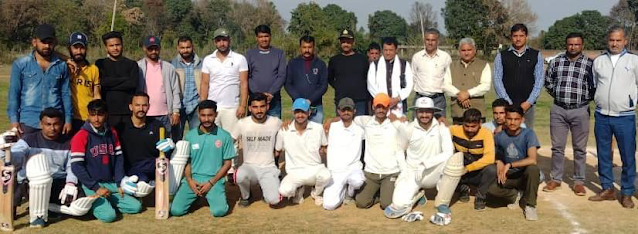 Block level cricket tournament held in zone Ghagwal