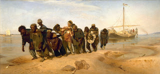 ilya Repin, Volga'da Sal Çekicileri , (1870-73), Rus Devlet Müzesi, Sankt-Peterburg