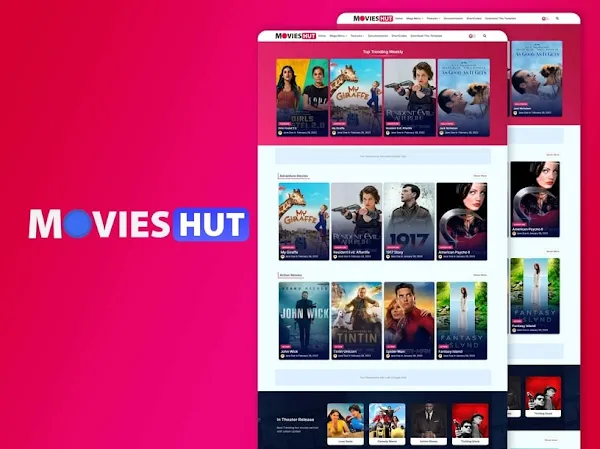 Movie Hut - Video & Magazine Blogger Template - Blogger Template 2024