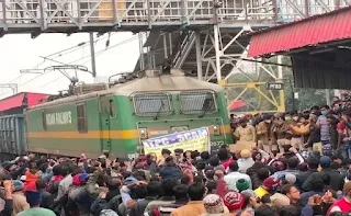 RRB NTPC Protest