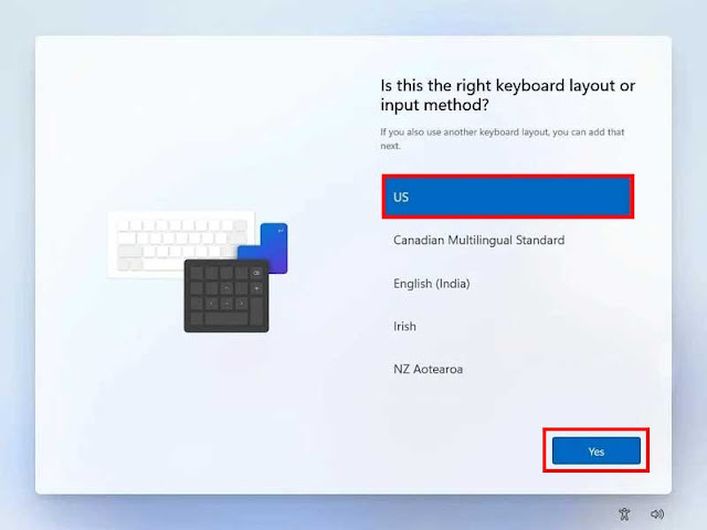 install windows 11 keyboard layout