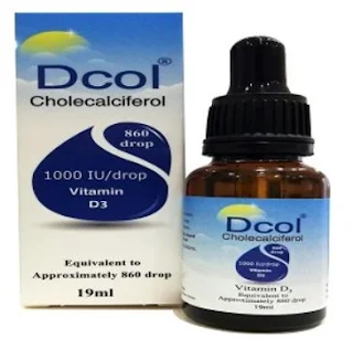 Dcol 1000 IU/Drop قطارة