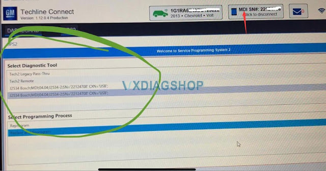 VXDIAG GM with Techline Connect SPS2 2