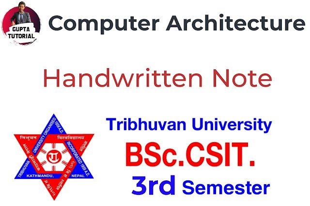 Computer Architecture & Organization Handwritten Notes