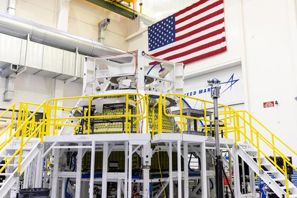 At NASA's Kennedy Space Center in Florida, assembly continues on the Orion capsule that will fly on Artemis 3...the first crewed mission to the lunar surface since Apollo 17 in 1972.