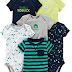 Simple Joys by Carter's Toddler and Baby Boys' Short-Sleeve Bodysuit, Pack of 6