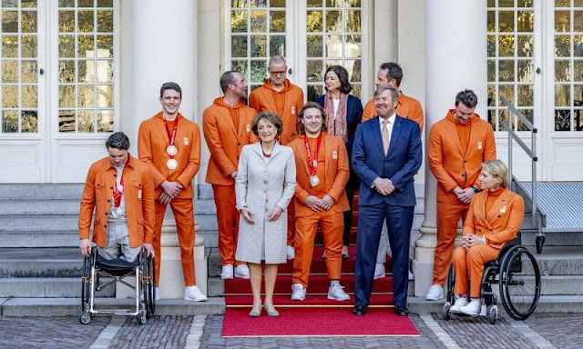 King Willem-Alexander and Princess Margriet held a reception at Noordeinde Palace