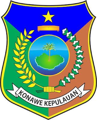 Logo / Lambang Kabupaten Konawe Kepulauan - Latar (Background) Putih & Transparent (PNG)