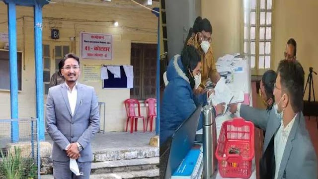 UKDD के रोहित डंडरियाल से शुरू हुई जनपद पौड़ी की विधान सभा चुनाव नामांकन प्रक्रिया  