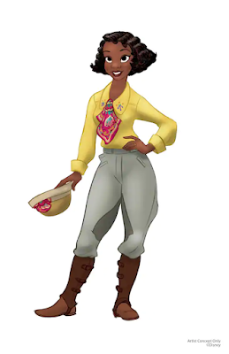 Tiana's bayou look without cloche