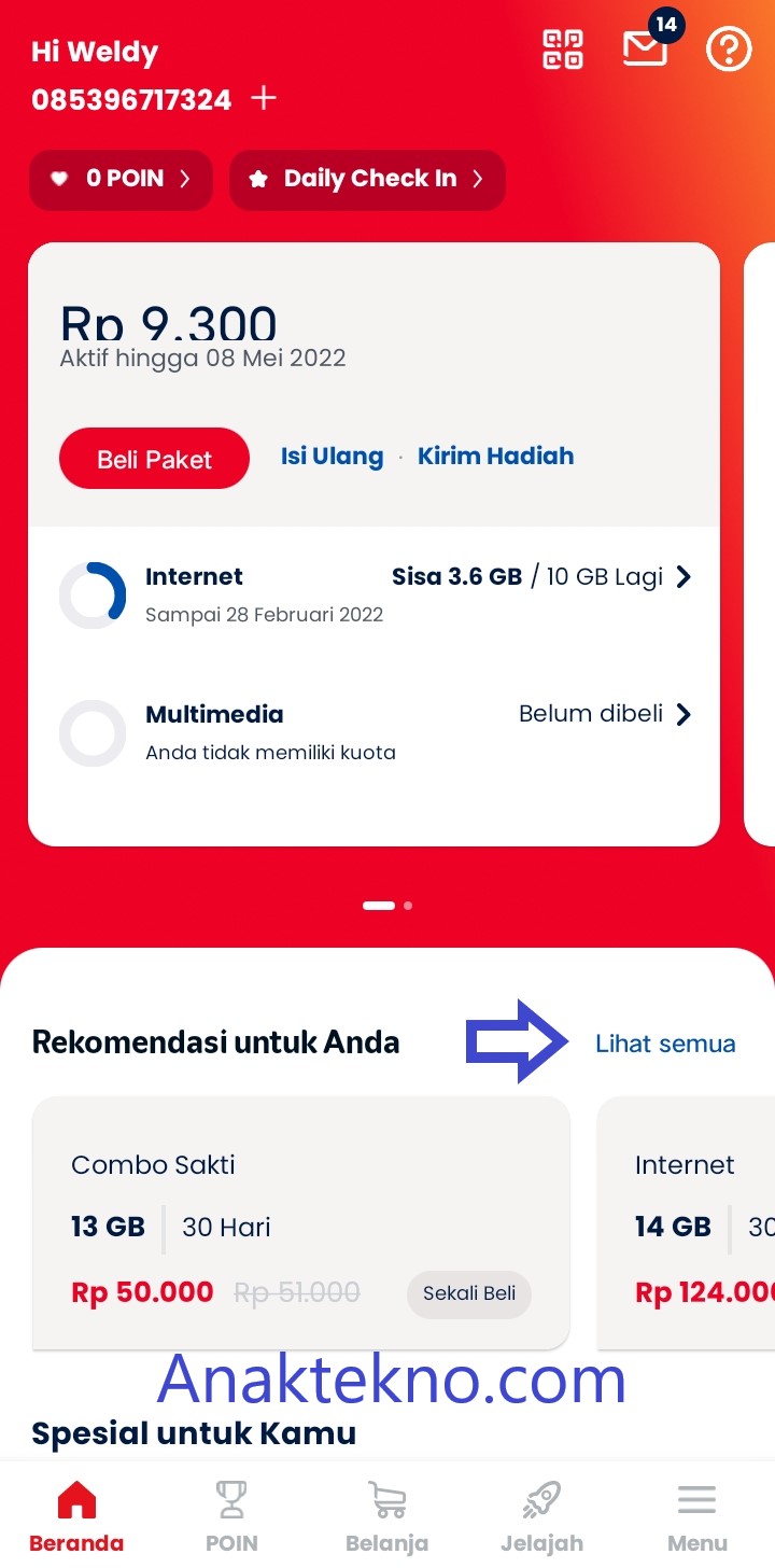 Cara Daftar Paket Telkomsel 5GB 5 Ribu 7 Hari 2022