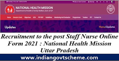 Recruitment to the post Staff Nurse