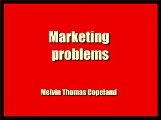 Marketing problems