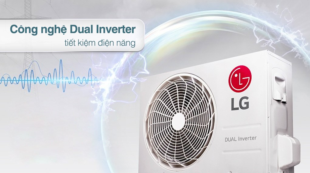Điều hòa LG Inverter 9200 BTU V10APFP - Công nghệ tiết kiệm điện