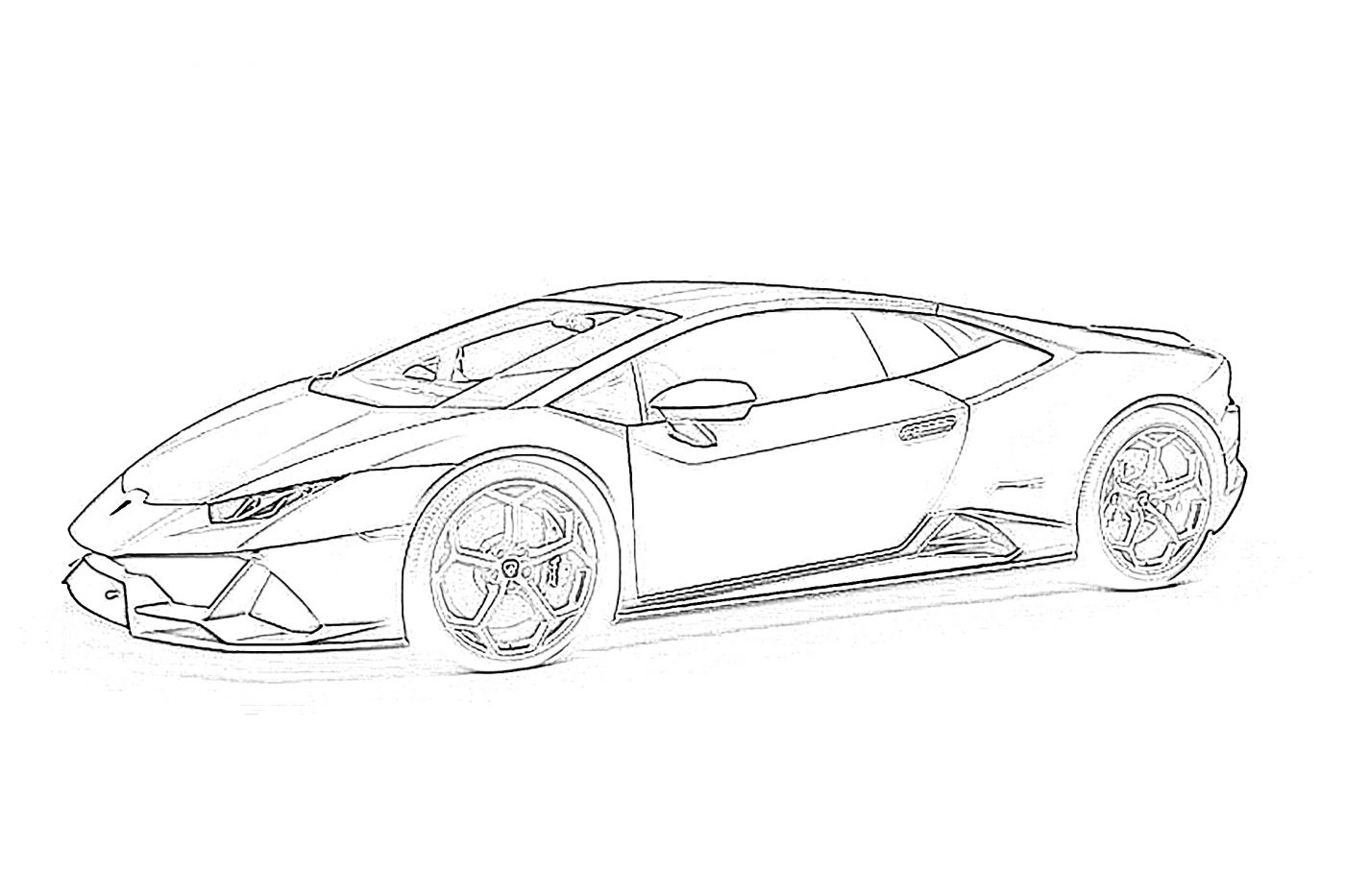 Download Sports Car Coloring Pages For Kids Free