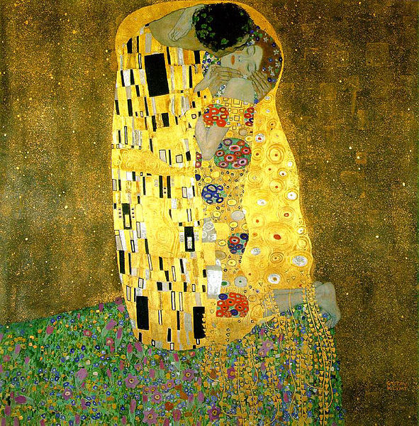 Gustav Klimt, "The Kiss" (1907 - 1908)