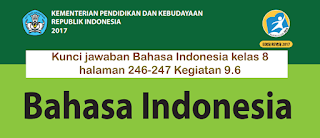 Kunci jawaban Bahasa Indonesia kelas 8 halaman 246-247 Kegiatan 9.6