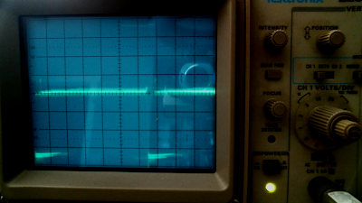 Scope trace, feed motor on boot, slow speed