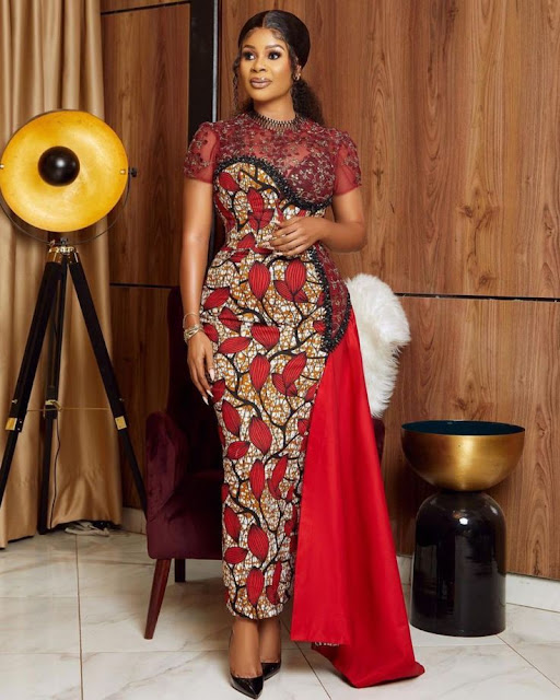 Latest Ankara Straight Long Gown Styles for Ladies