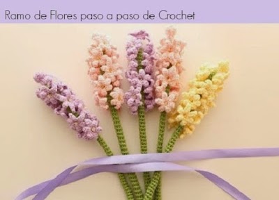Ramo de flores en crochet para el día de la Madre